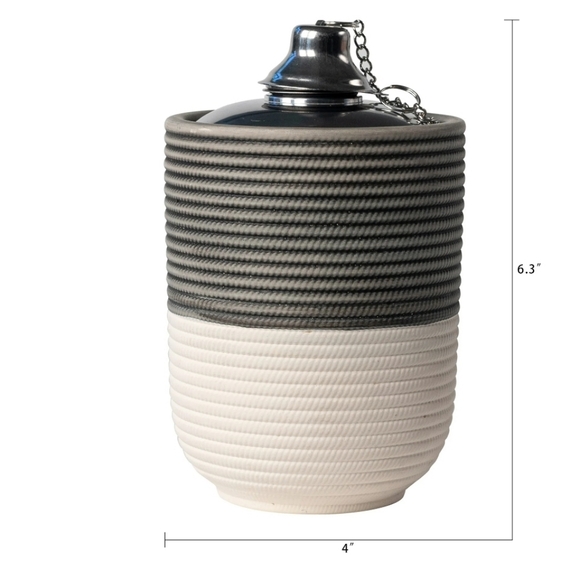 Better Homes and Garden Two Tone(Grey & White) Torch-NEW - Picture 2 of 10